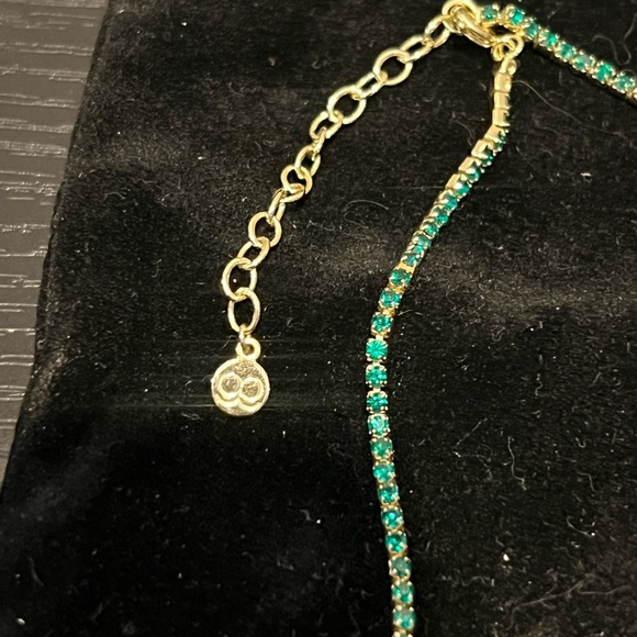 Gorjana Green Crystal Necklace - Picture 2 of 3